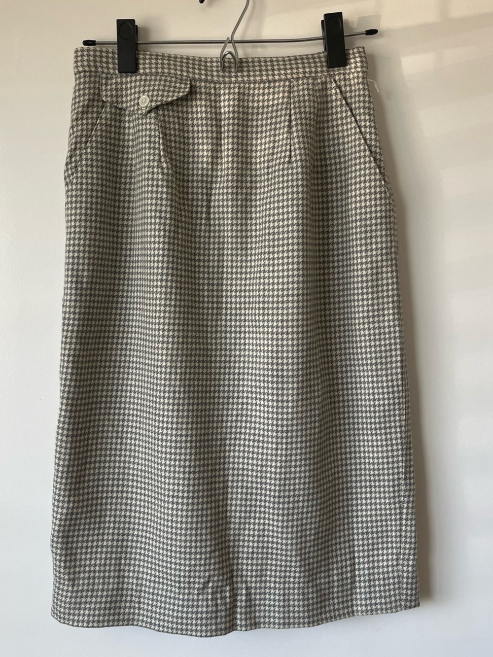 Vintage Liz Claiborne Wool Plaid Skirt
